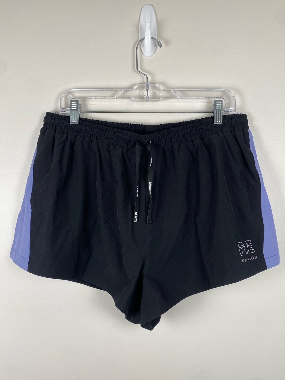 P.E Nation Black Split Hem Shorts XL‎